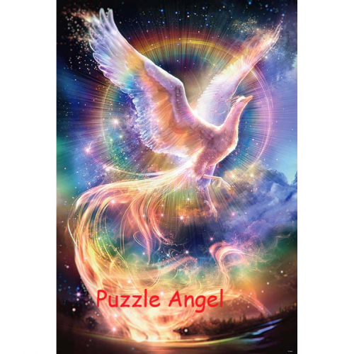 鳳凰 ~命運之翼~（高木）1000塊砌圖, size:49x72cm