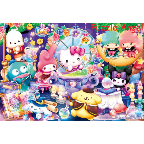 三麗鷗角色魔法實驗室（Sanrio）1000塊砌圖, size:49x72cm