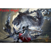 魔物獵人荒野阿什維爾德（魔物獵人）1000塊砌圖, size:49x72cm