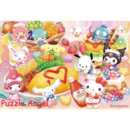 Sanrio 角色快樂女僕咖啡館（Sanrio）1000塊砌圖, size:49x72cm