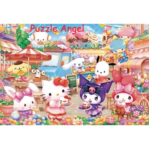 歡迎來到甜甜圈店！ （三麗鷗） 1000 塊拼圖, size：49×72cm