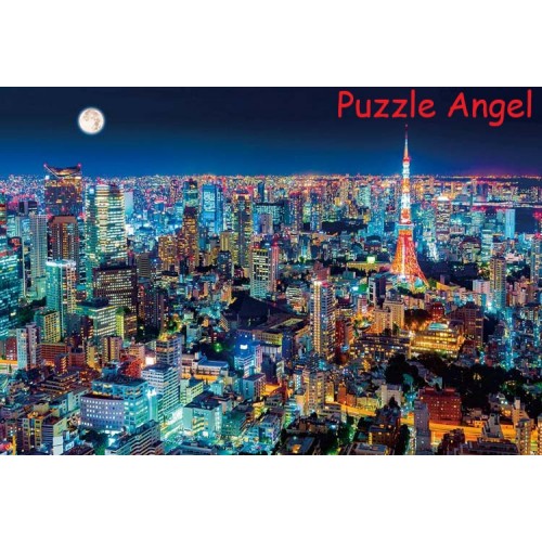 風景-東京夜景300 塊砌圖, size：26×38cm