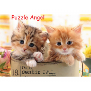 快樂貓咪300 塊拼圖, size:26x38cm
