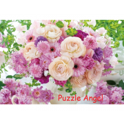 淡紫色粉紅色，平靜與微笑 300 塊砌圖 , size:26x38cm