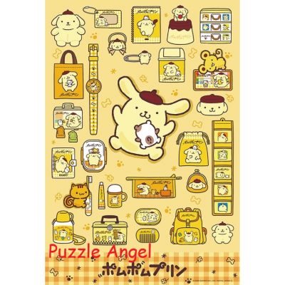  布丁滿載可愛Pompompurin（Sanrio）300 塊砌圖, size：26×38cm