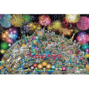 歡迎！ 世界慶典（查爾斯·法齊諾）1000塊砌圖, size:49x72cm