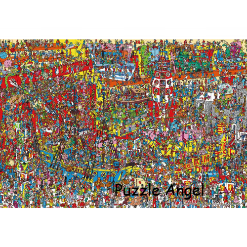 WHERE'S WALLY? 迷你500片拼圖, size:26x38cm