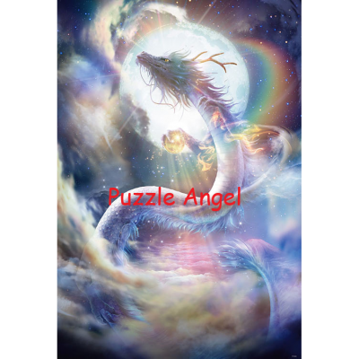 天空昇龍 ～Rising Dragon～　(貴希)1000塊砌圖, size:49x72cm