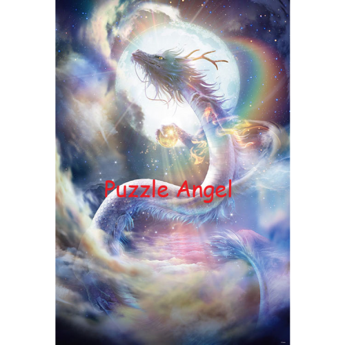 天空昇龍 ～Rising Dragon～　(貴希)1000塊砌圖, size:49x72cm
