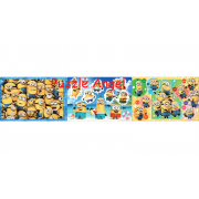 迷你兵團（3合1砌圖） 18+24+32塊, size:16.5×74cm（3件連接時）