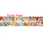 迪士尼公主/閃爍公主（3合1砌圖） 18+24+32塊, size:16.5×74cm（3件連接時）