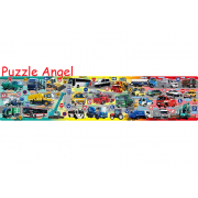 車（3合1砌圖）18+24+32塊, size:16.5×74cm（3件連接時）