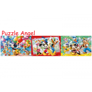 米老鼠和趣味拼圖（3合1砌圖） 10+15+20塊, size:16.5×74cm（3件連接時）