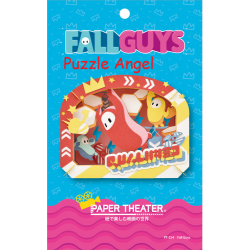 立體紙砌圖-糖豆人（Fall Guys）, size:高8×寬10×深4.2cm
