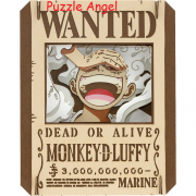 立體紙砌圖-One Piece 猴子 D. 路飛, size:W8xH10xD4.2cm　