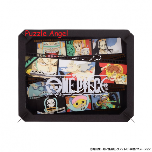 立體紙砌圖-Memory of EGGHEAD(One Piece), size:高12.8×寬16×深6.8cm