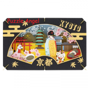 立體紙砌圖-京都, size:高10×寬16×深4.2cm