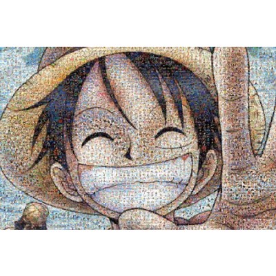 海賊王馬賽克藝術（One Piece）1000塊砌圖, size：50x75cm
