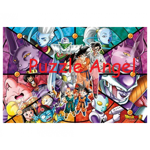 Dragon Ball Super（龍珠)1000塊, 透明膠質砌圖, size:50x75cm