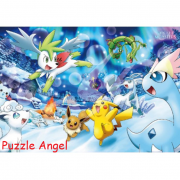 神秘極光（寶可夢）1000塊砌圖,  size:51x73.5cm