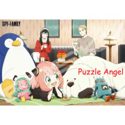 放鬆 （SPY×FAMILY）1000 塊拼圖, size:51x73.5cm