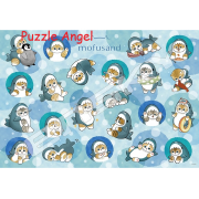 鯊魚貓全 （mofusand） 1000 塊拼圖, size:51x73.5cm