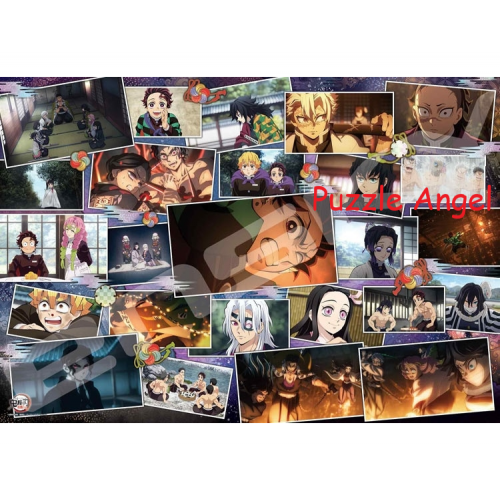 電視動畫《鬼滅之刃》柱彩排版拼貼（鬼滅之刃）1000塊砌圖, size：51×73.5cm