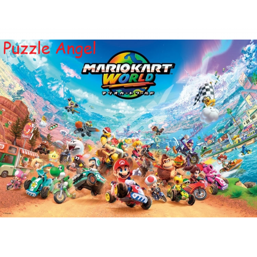 瑪利歐賽車世界（2）（超級瑪利歐）1000片拼圖, size:51x73.5cm