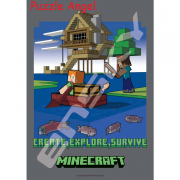Gone Fishing （MINECRAFT）208塊, size:18.2x25.7cm