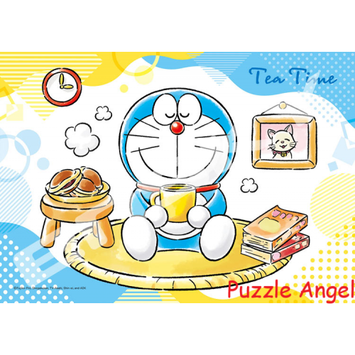 茶點時間（哆啦A夢）208 塊迷你版砌圖, 環保植物膠質地, size:18.2x25.7cm