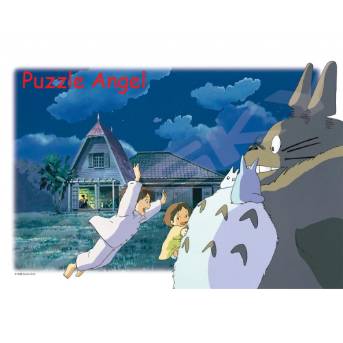Jump on Totoro （龍貓） 300 塊拼圖, size:26x38cm