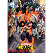 聚集在這裡（我的英雄學院）500塊拼圖, size：38×53cm