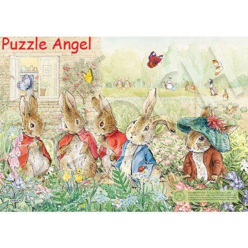 彼得兔TM 陽光花園（彼得兔）108塊砌圖,  size:18.2x25.7cm