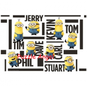 拼圖小黃人名稱 108 塊, size:18.2x25.7cm