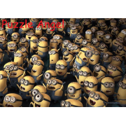 小黃人觀眾（小黃人）108 塊拼圖 , size:18.2x25.7cm