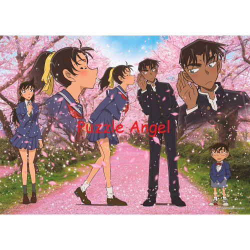 櫻花季（名偵探柯南）500 塊拼圖, size:38x53cm