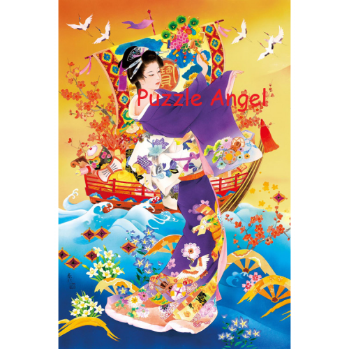 寶珠之舞（春代）1000塊,  size:50x75cm