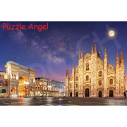 壯麗的米蘭大教堂 - 義大利1000塊砌圖 , size:50x75cm