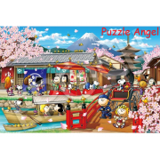 史努比在日本（史努比） 1000 塊拼圖, size:50x75cm