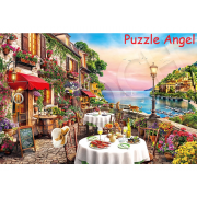 風景-Seaside Trattoria（岸田義正）1000塊砌圖, size:50x75cm