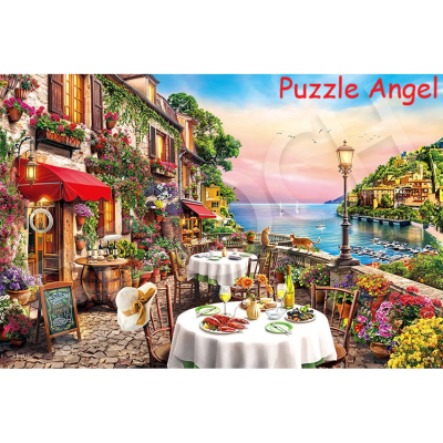 風景-Seaside Trattoria（岸田義正）1000塊砌圖, size:50x75cm
