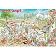 彼得兔TM 下午茶（彼得兔）1000塊砌圖,  size:50x75cm