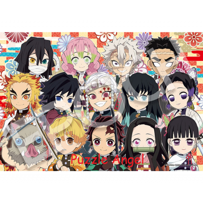  Minikyara(鬼滅之刃) 收藏100塊, 大片裝拼圖, size:26x38cm
