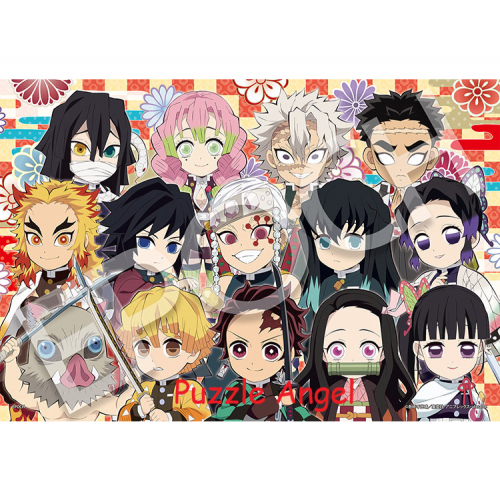  Minikyara(鬼滅之刃) 收藏100塊, 大片裝拼圖, size:26x38cm