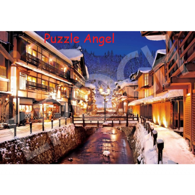 銀山溫泉 - 山形（家庭場景） 300塊砌圖,  size:26x38cm