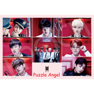 The Most Beautiful Moment in Life（BTS）300塊砌圖,  size:26x38cm