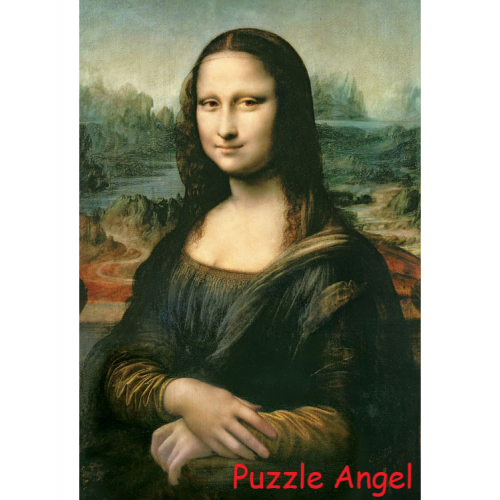 蒙娜麗莎（達文西）迷你1053片拼圖, 世界極小, size:26x38cm