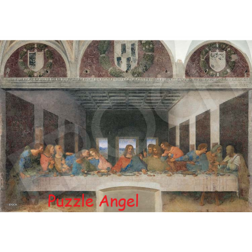 最後的晚餐迷你1053片拼圖, 世界極小, size:26x38cm