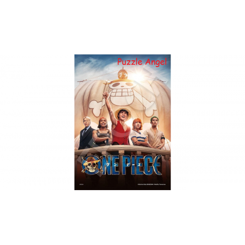 Netflix 影集《海賊王》草帽團（One Piece）500塊砌圖, size:38x53cm