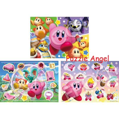 星之卡比（3合1砌圖） 72+81+96塊, size:18.2x25.7cm